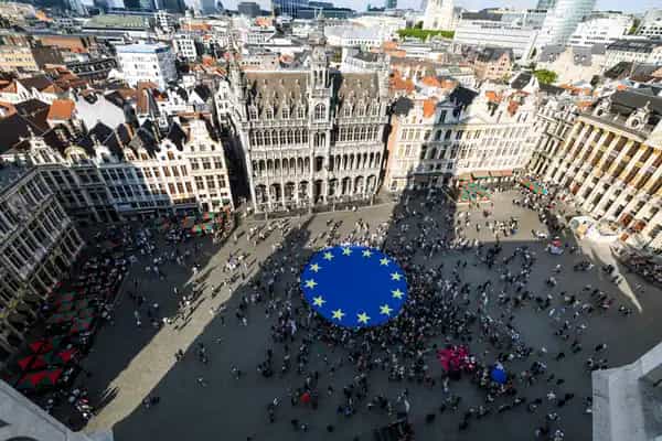 Europese vlaggen Brussel Salp Marktplaats